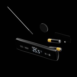 Silreck Meat Thermometer, Instant Read Thermometer For Cooking and Food, Digital Food Thermometer & Probe For Kitchen I Digital Kitchen Thermometer and Cooking Thermometer With Alarm