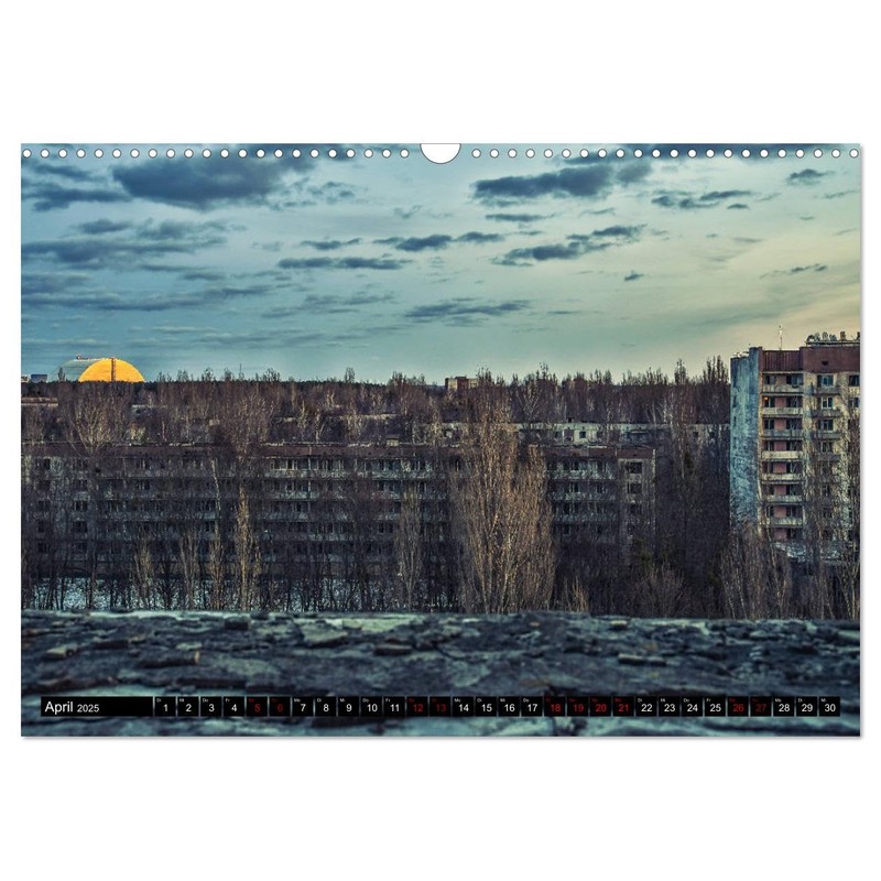 Tschernobyl - Prypjat - The Radioactive Ghost Town (Wall Calendar