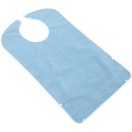 minkissy Babero Protector para Adultos Mayores de Toalla de Fibra de Bambú, Lavable y Resistente al Agua, Adecuado para Cuidado Diario y Protección de Ropa