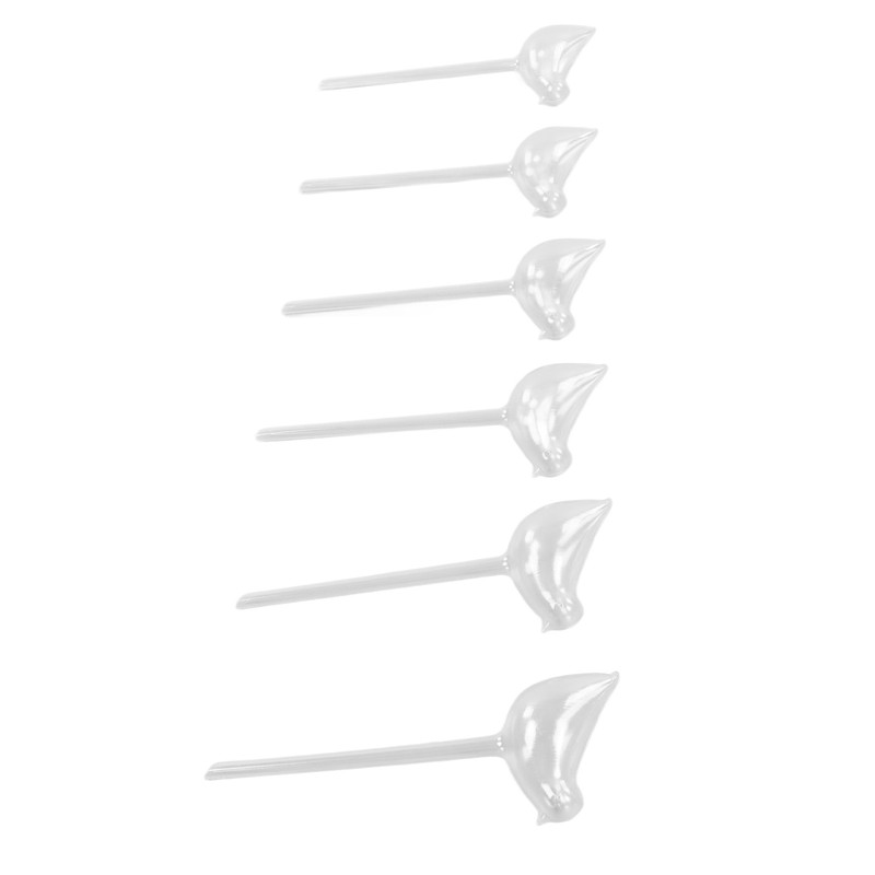 6Pcs Bird Shaped Plant Waterer Automatic Glass Bird Shape Design