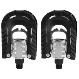 wosume Pedales Plegables para Bicicleta de montaña, Pedales de aleación de Aluminio, para Bicicleta Plegable para Bicicleta de montaña