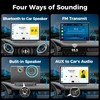 JATAZA 7" Wireless Apple CarPlay Android Auto Screen for Car