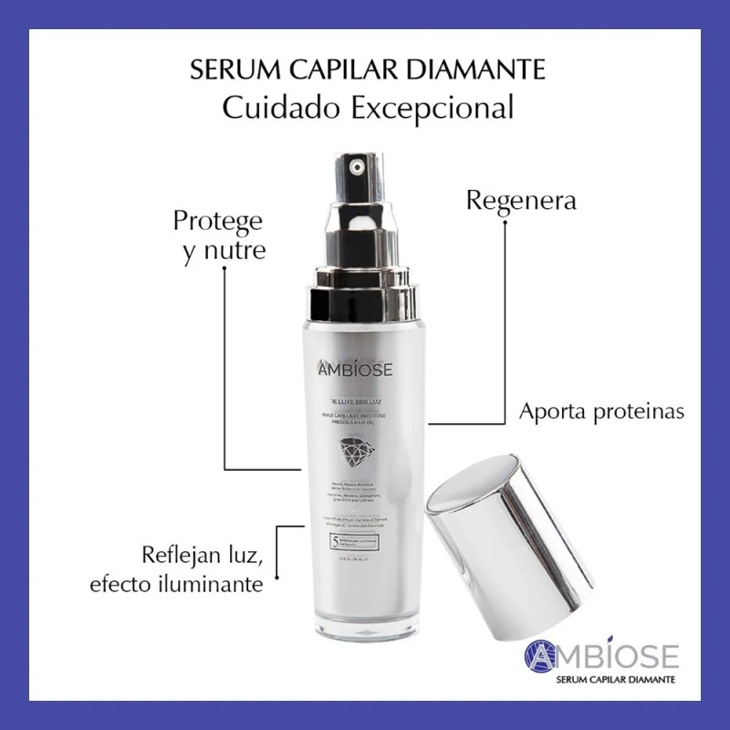 Sérum Capilar Diamante 30 ml Amboise | Cuidado del Cabello