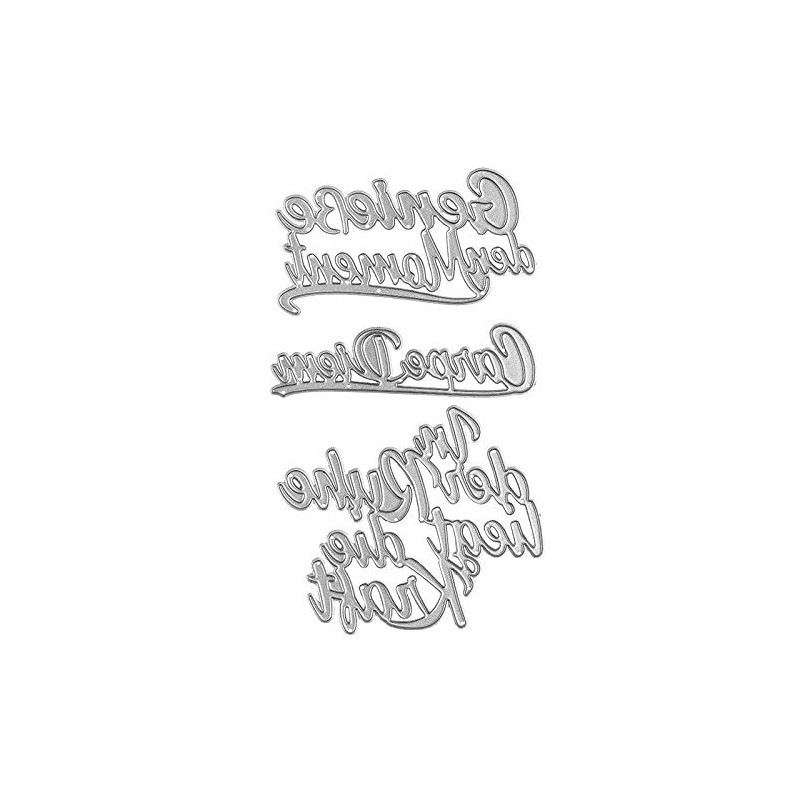 Ideen mit Herz Cutting Dies | Fonts | Carpe Diem