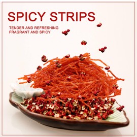 Latiao Spicy Gluten Strips 辣条| 5 Vegan Snack Pack (505g) Hot Numb Sweet Combo, Chinese Street Food