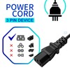 MDCGPower 6ft UL AC Power Cord Cable Compatible with Sous