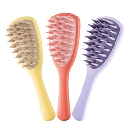 Baluue 3pcs Detangler Brush for Curly Straight Hair Scalp Massage Comb for Healthy Hair for Wet Dry Use