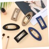 Healvian 6pcs Matte Metal Snap Hair Clips for Women Lightweight