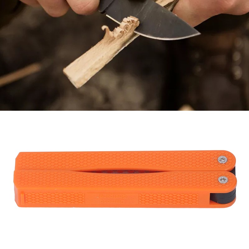 Knife Sharpener Foldable Fan Shaped Adamas Material Lightweight Portable Knife