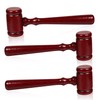 12 Pcs Judge Hammer Wooden Hammer Toy Wooden Hammer Prop