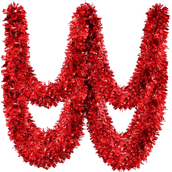 59 Feet Christmas Tinsel Garland Tree Decorations Ornament Glitter Twist