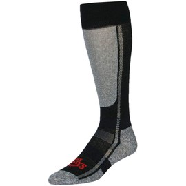 Hot Chillys Men's Premier Low Volume Classic Sock - Black/Heather, Medium