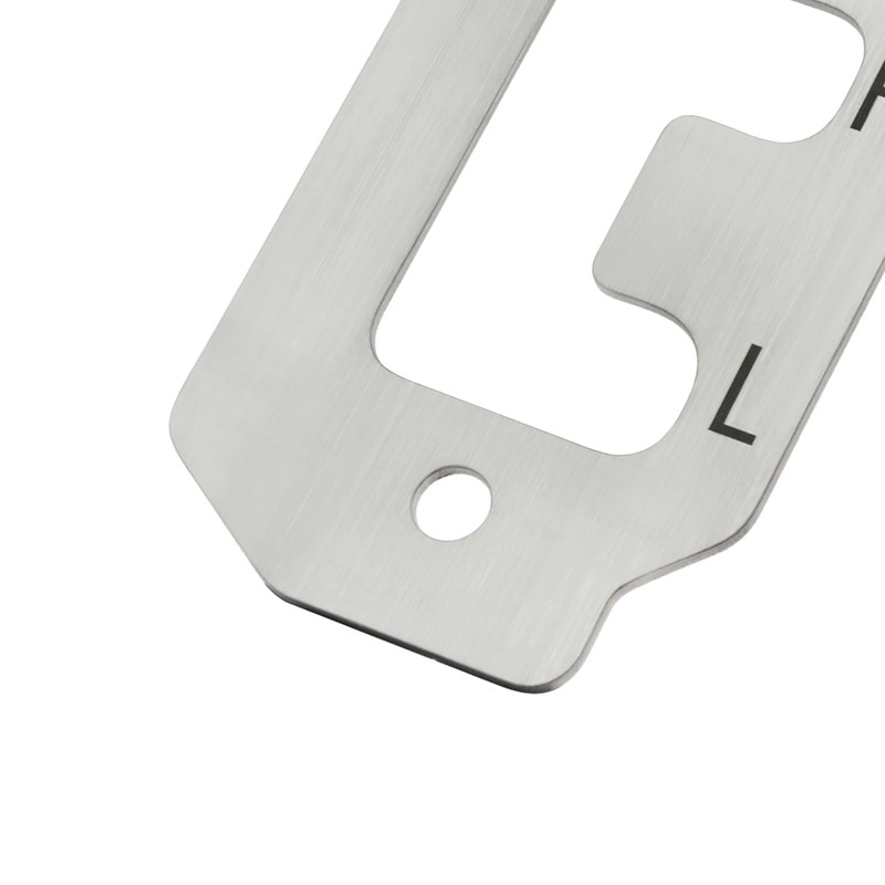 Outopakkle Shift Gate Gear Shifter Lever Pattern Grille Trimming Plate