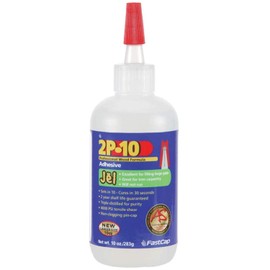 FastCap 2P-10 Jel Adhesive for Caulking Guns - All Purpose Application - 4000 PSI Tensile & Sheer - 10 oz. - 80114