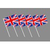 100pcs Union Jack Hand Flags Queen's Platinum Jubilee Waving Flag