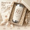 Dxqrswuo 21st Birthday Gift for Her, 21st Birthday Tumbler with