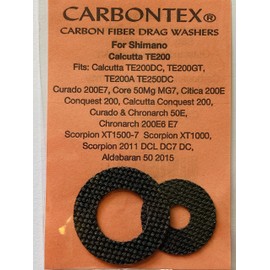 Smooth Drag Carbontex Drag Washer Kit Fits Scorpion XT1500-7, XT1000, 2011 DCL, DC7, DC, Aldebaran 50 2015