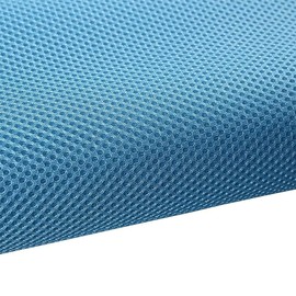 1MX1.6M Breathable Sandwich Mesh Three Layers 3D Cloth Sandwich Mesh Fabric Elastic Mesh Cloth Air Bed Fabric Sofa Raw Material (Blue)