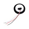 2pcs Clear Lens 4" Round 24-LED Back Up Reverse Tail