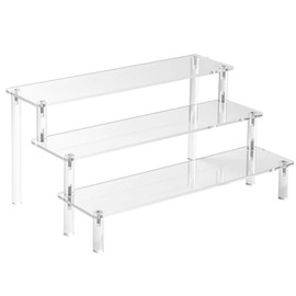 RekiLife Acrylic Stand, Figure, Display, Display Stand, Pedestal, Figure Stand, Display (3 Tiers)