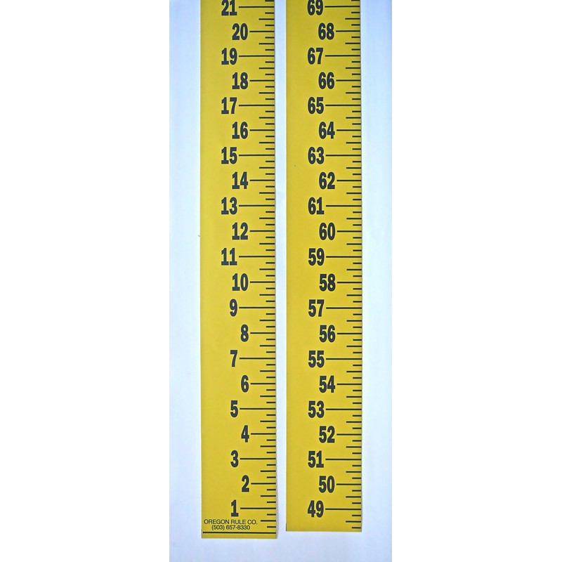 Extra Wide Ruler – Adhesive Backed – 3 Inch Wide