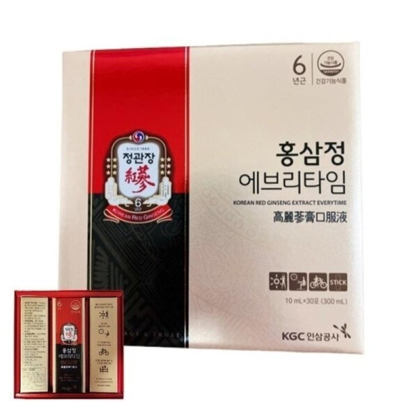 Jeonggwanjang Hongsamjeong Everytime 10ml 30 pouches / 정관장홍삼정에브리타임10ml30포