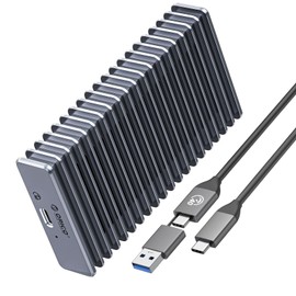 ORICO 1TB External SSD 3700MB/s Portable Solid State Drive - 40Gbps Ultra Speed, Compatible with Thunderbolt 4/3 & USB4.0, Aluminum Cooling Fin Design, Noiseless Fanless - F40