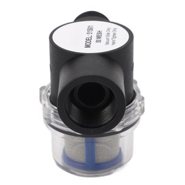 Inline Strainer with 1/2"-14 Female Thread, Inline Filter with Female Thread, 50 Mesh Strainer, Plastic Construction, Water Strainer for Piping
