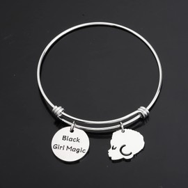 Gzrlyf Black Magic Bracelet Jewelry Black Queen Gifts for Women Inspirational Gifts (Bracelet)