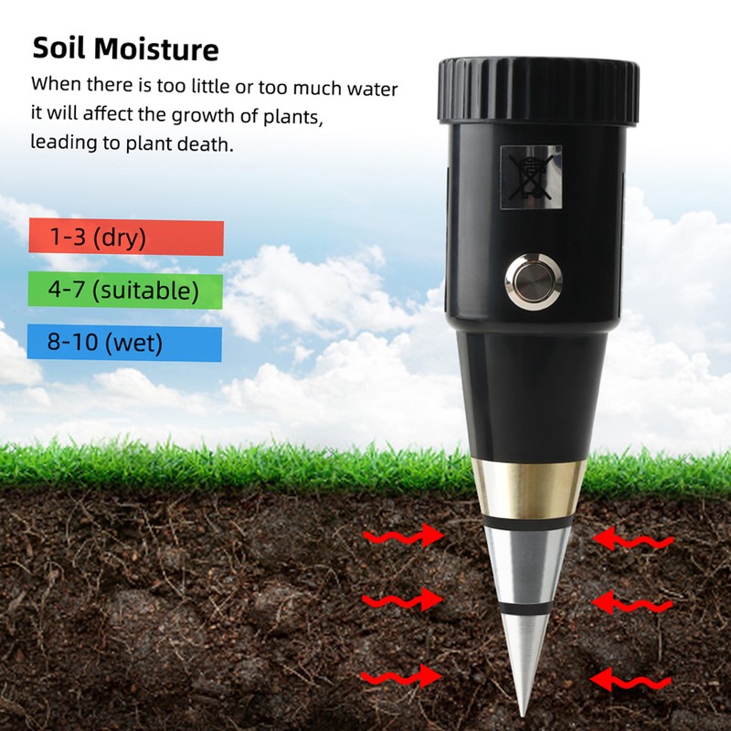 2 in 1 Soil PH and Moisture Meter Pointer Soil