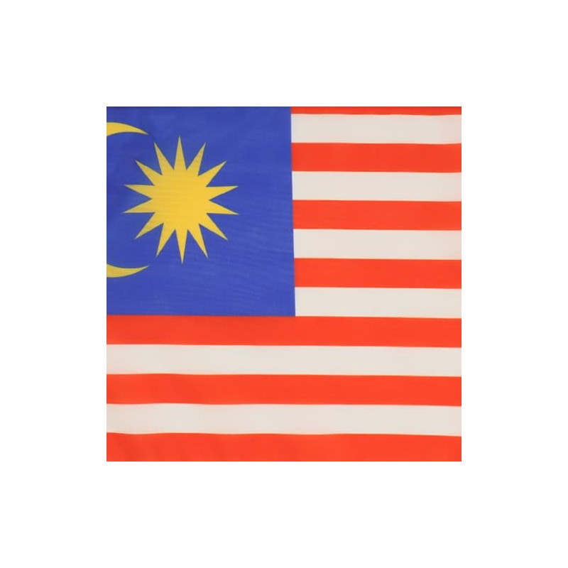 Malaysia Flag 18'' x 12'' cords - Malaysian SMALL flags