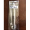 Pajitas reutilizables de titanio con 2 rectas, 2 dobladas y