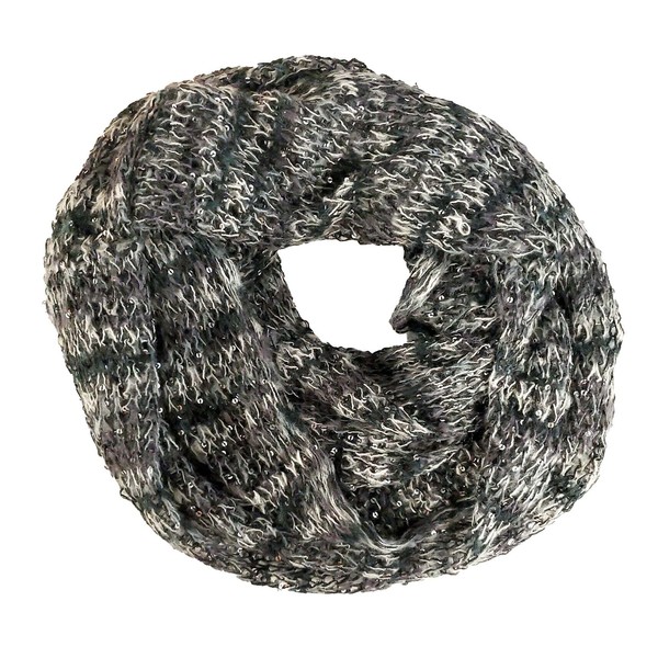 Save On Products Womens I.N.C. Galaxy Infinity Loop Scarf Black