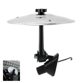 Car Crash Cymbal Air Vent 2025 Mini Metal Drum Cymbal for Car Vent Make Driving Fun for Drummer Music Lovers (Silver 1 PCS)
