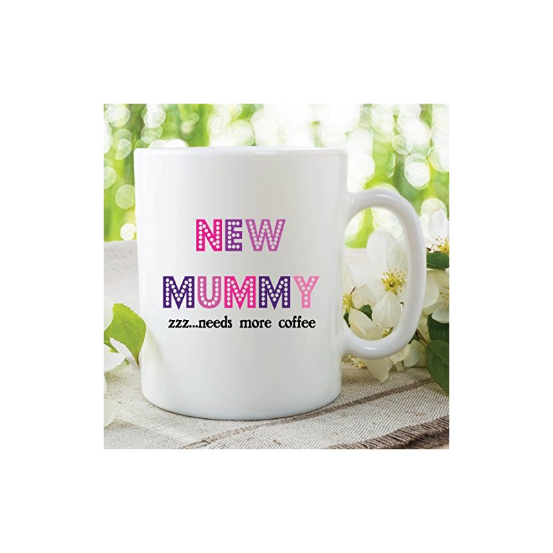 Funny Novelty Mugs New Mummy Need More Coffee Gift Work