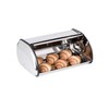 Jiallo Large Countertop Stainless Steel Bread Box/Bin with Roll Up