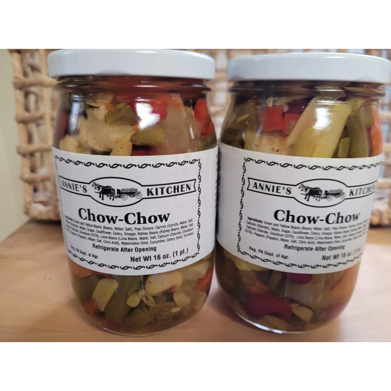 Annie's Kitchen 2 pints pickled PA Dutch style Chow chow;
