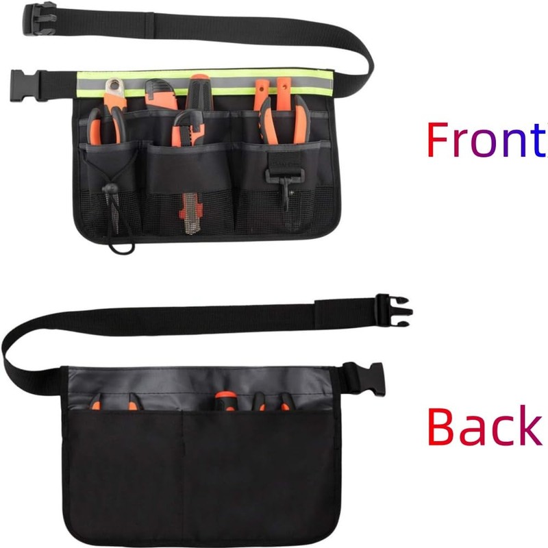 DACUAN Gardening Tool Belt, Garden Tool Pouch, Adjustable Waist Belt,