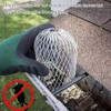 Downpipe protection, gutter protection, leaf sieve, leaf gutter screen, metal