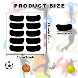 ELANE 150 Pairs Eye Black Stickers for Kids,Football Face Stickers Eye Black Strips for Baseball Softball Football Lacrosse Fans on Game Day Sports Occasion.