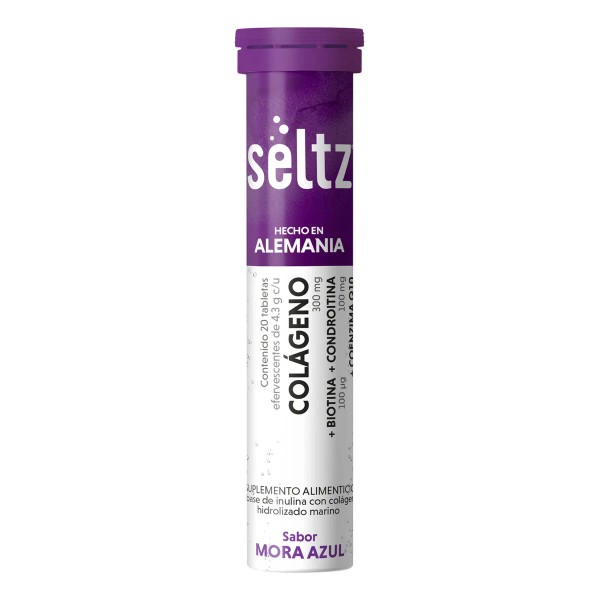 Colágeno + Coq10 + Biotina Seltz Tabletas Efervescentes