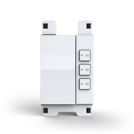 Simple Timer Switch by Deako, 10-30-60 Minute Countdown, Single Pole, Neutral Wire Required, White