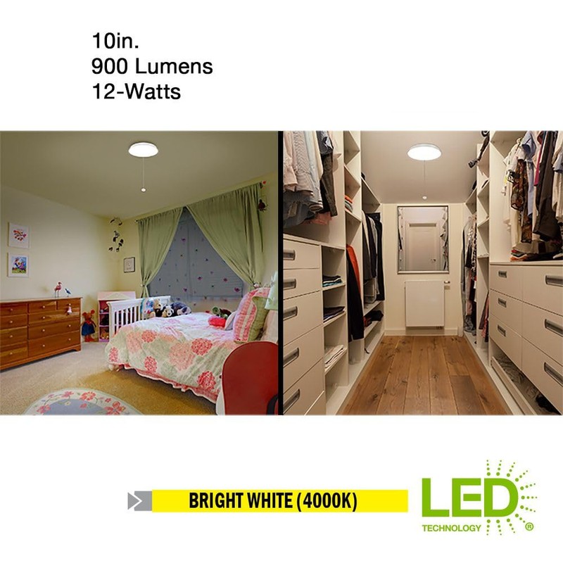 ETI SOLID STATE LIGHTING INC. 10 in. White Closet Light