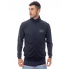 Billabong Rash Zip Thru, Men's Rash Guard, Black, L