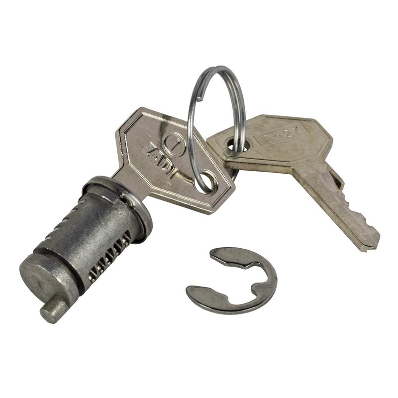 Osculati Nickel Hatch Lock Kit, Model 20.093.00, Key Unlock, Polycarbonate,