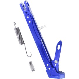 Adsspro Universal Lengthened Adjustable Long Kickstand CNC Aluminum Alloy Motorcycle Long Kickstand Accessories Motor Modified Tripod Holder Kickstand Foot Side Support Stand Motorbike Dit Pit Bike