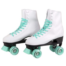 C SEVEN C7skates Quad Roller Skates | Retro Design (Mint, Youth 2)