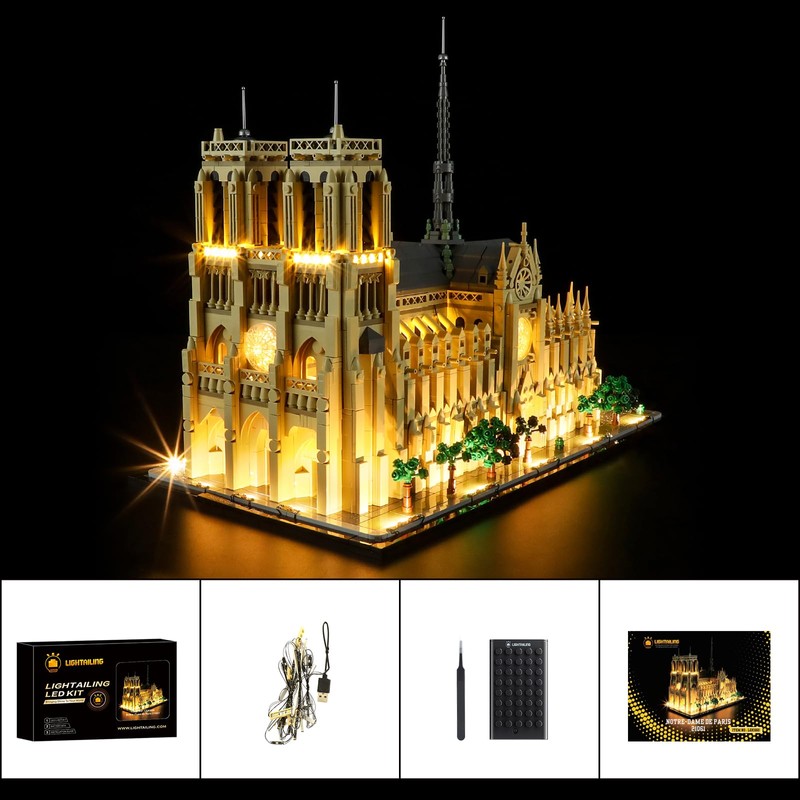 LIGHTAILING Light for 21061 Notre-Dame de Paris - Led Lighting