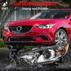 Huray Halogen Headlight Assembly for Mazda 6 2014 2015 2016