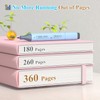 Smarpau Notebook A5, Hardcover Lined Journal with 360 Pages, 100